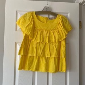 Yellow summer top size M